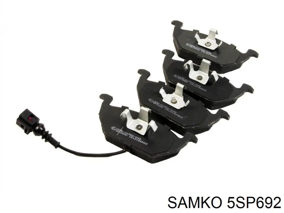 Колодки Samko 5SP692 цена, от 17.20 USD