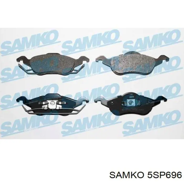 Передние тормозные колодки 5SP696 Samko