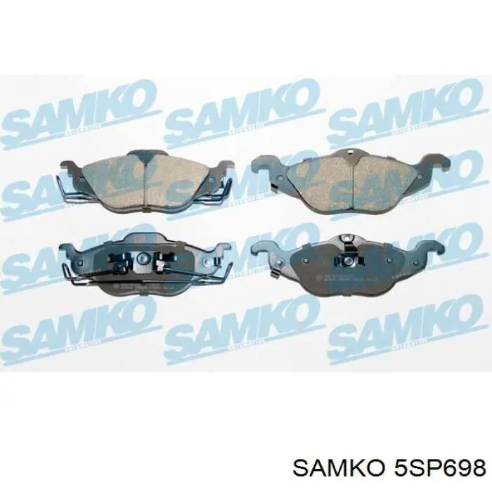 Передние тормозные колодки 5SP698 Samko