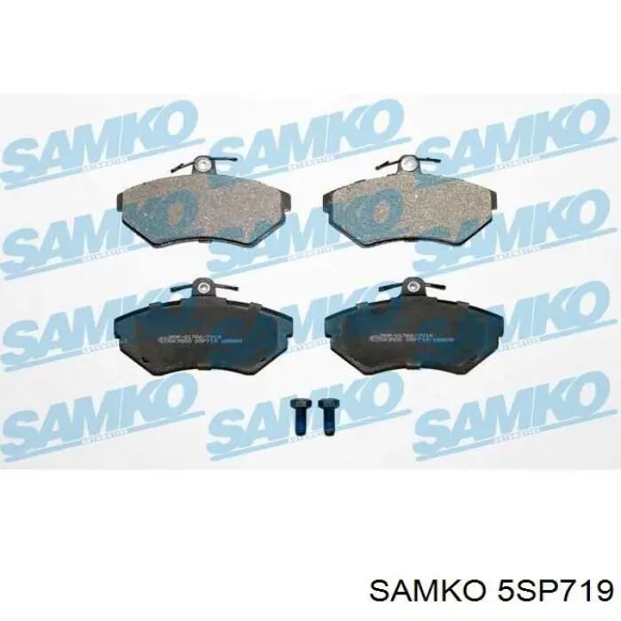 5SP719 Samko колодки тормозные передние дисковые