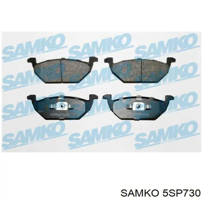 Передние тормозные колодки 5SP730 Samko