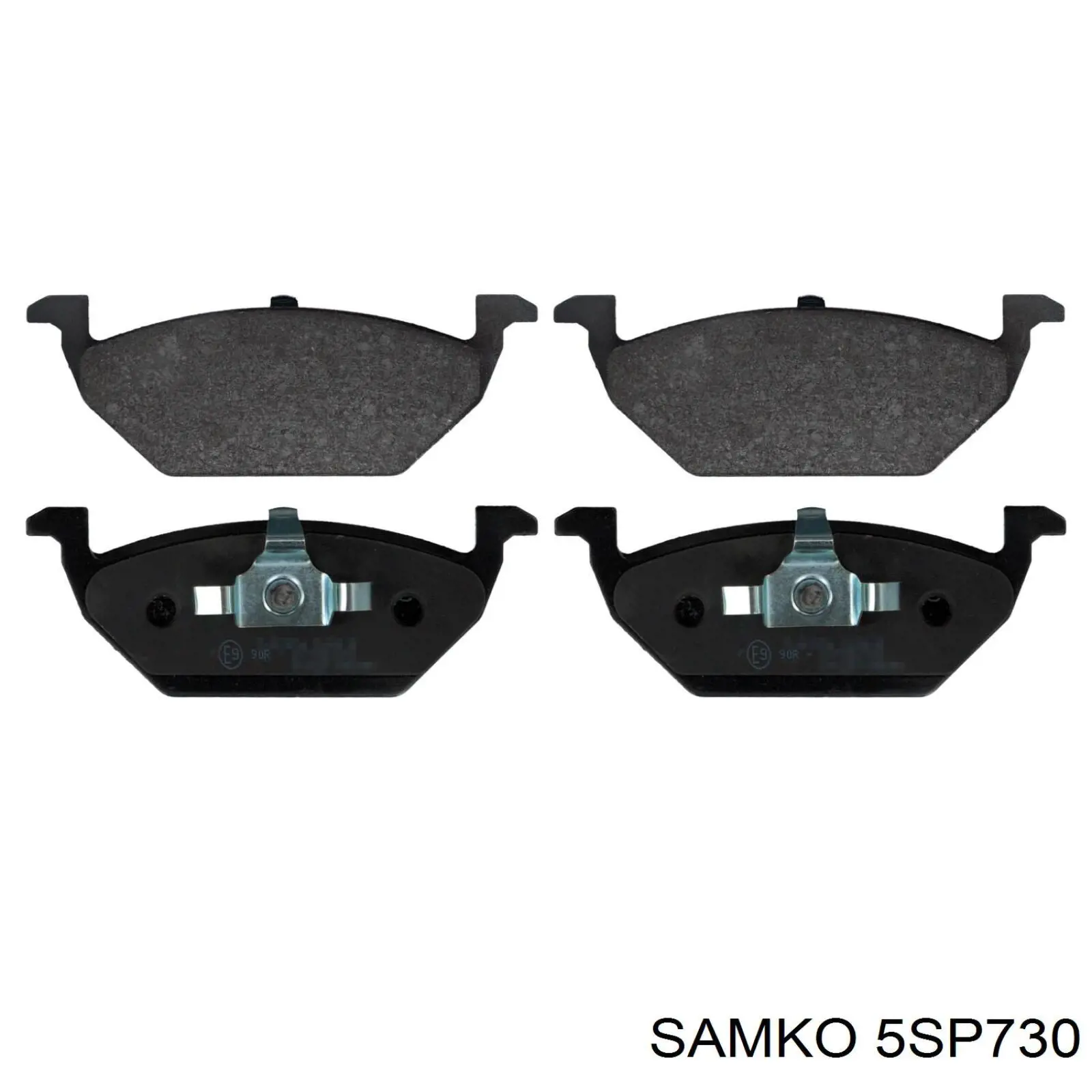 Колодки Samko 5SP730 цена, от 16.38 USD