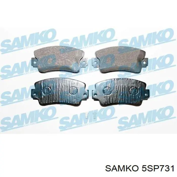5SP731 Samko колодки тормозные передние дисковые