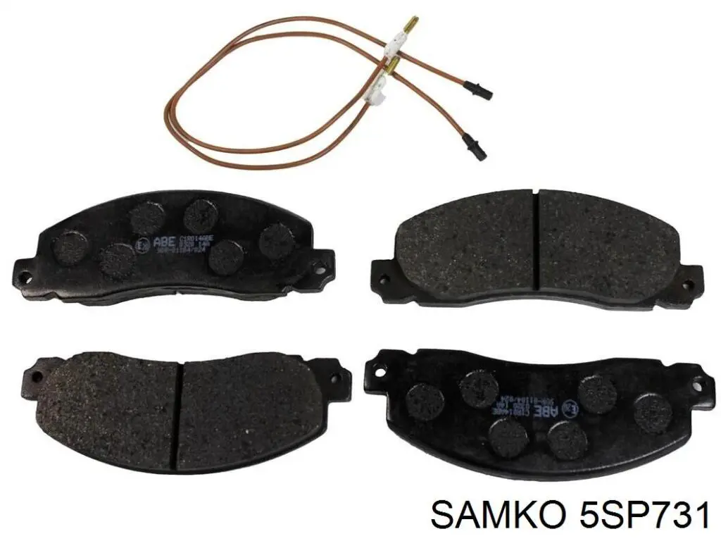 Колодки Samko 5SP731 цена, от 16.85 USD