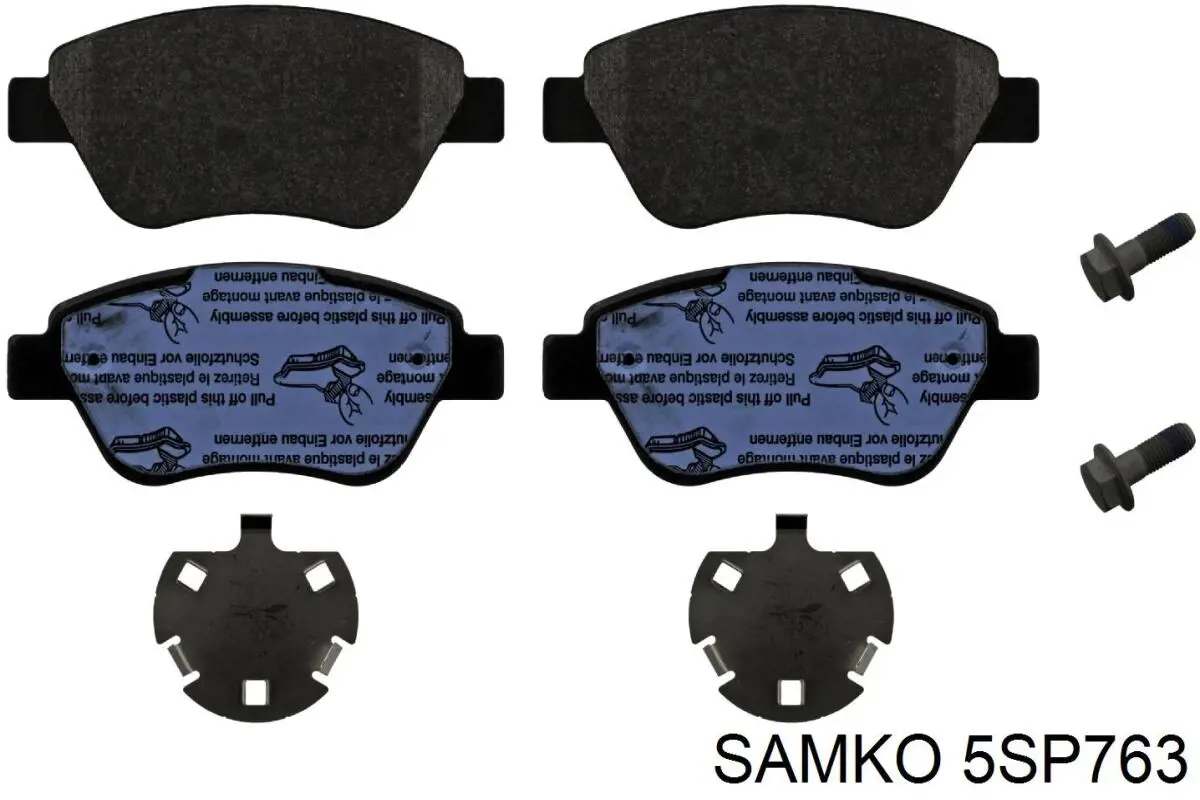 Купить 5SP763 Samko Колодки тормозные