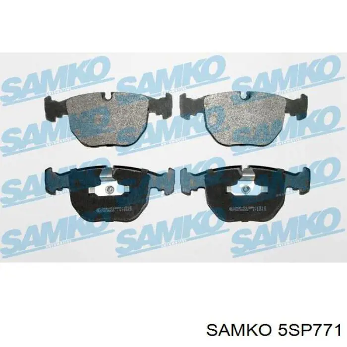 Передние тормозные колодки 5SP771 Samko