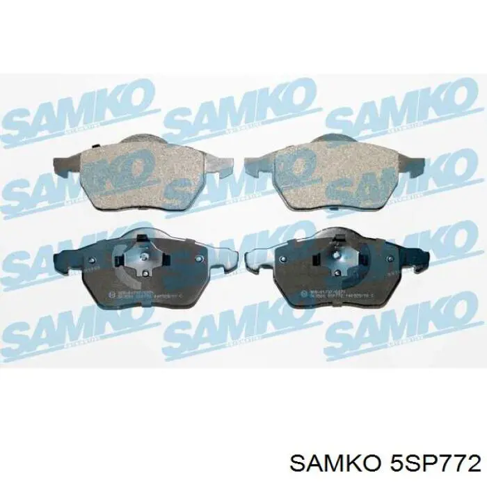5SP772 Samko передние тормозные колодки