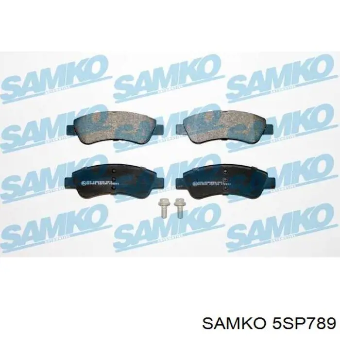 5SP789 Samko колодки тормозные передние дисковые