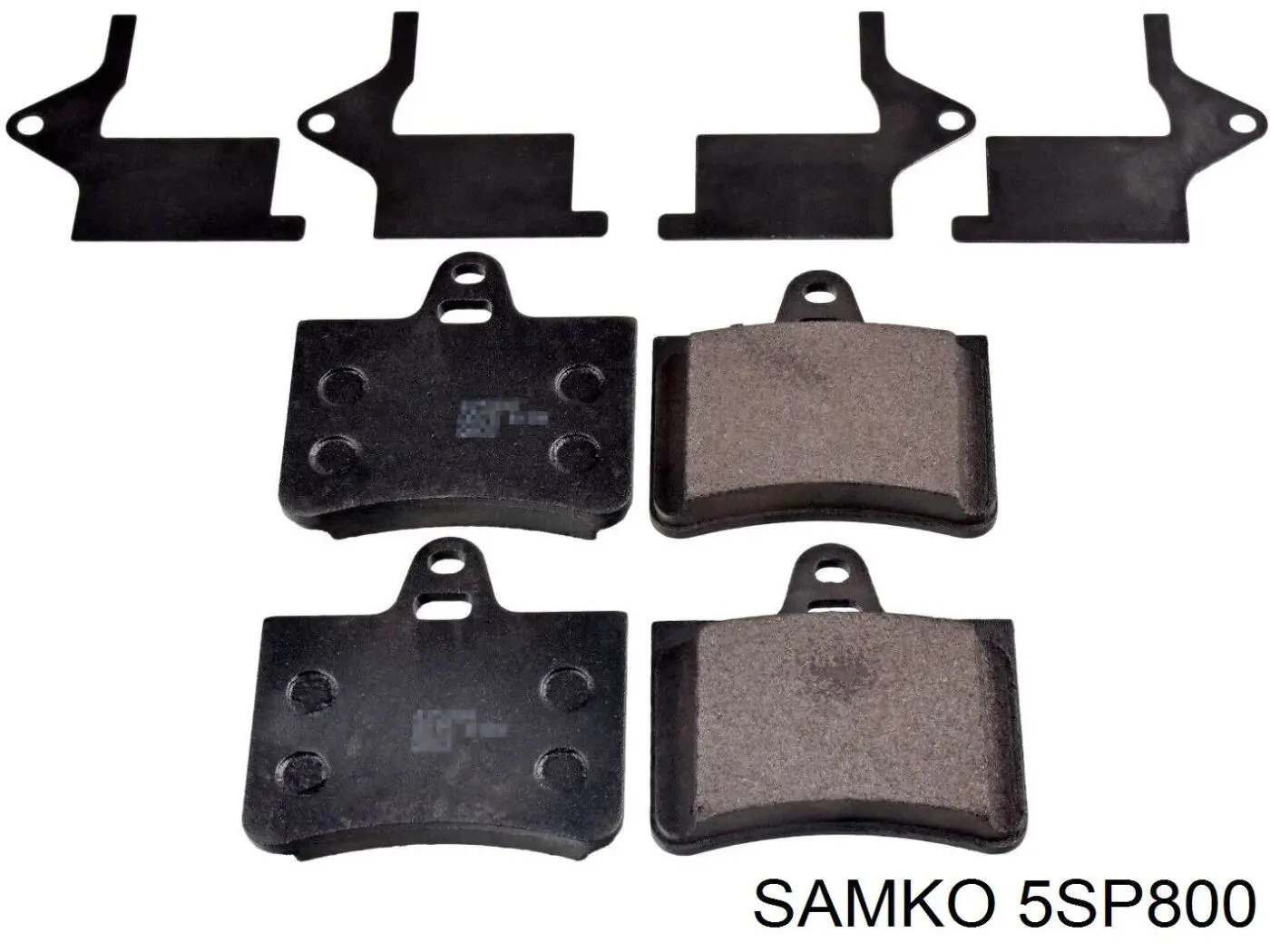 5SP800 Samko колодки тормозные задние дисковые