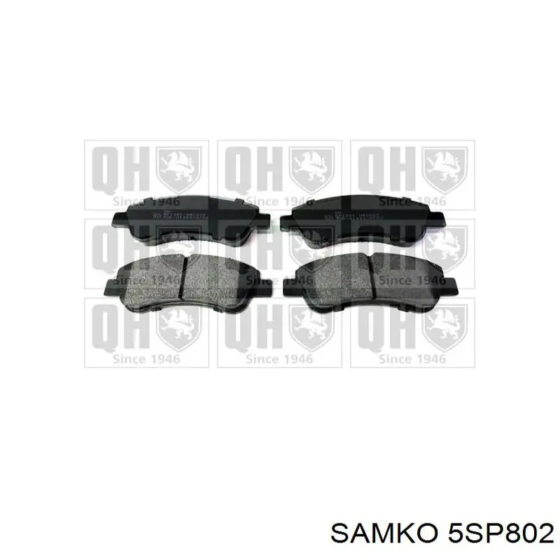Колодки Samko 5SP802 цена, от 13.58 USD