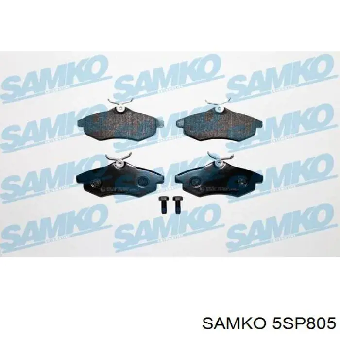 5SP805 Samko колодки тормозные передние дисковые