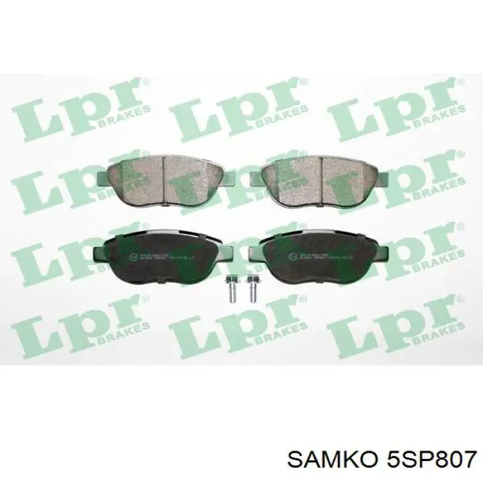 Колодки Samko 5SP807 цена, от 16.34 USD