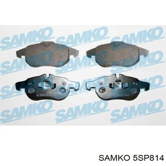 Передние тормозные колодки 5SP814 Samko