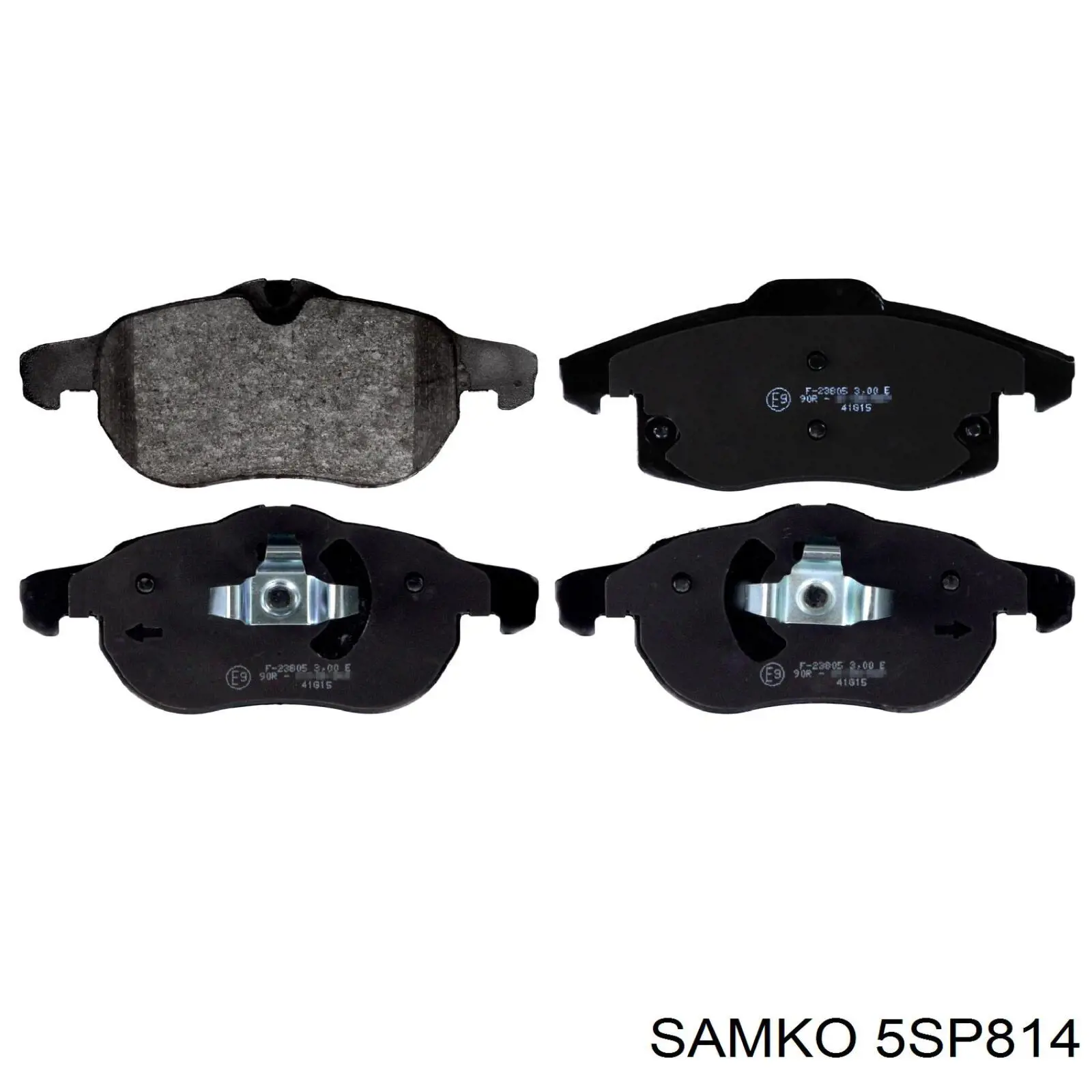 Колодки Samko 5SP814 цена, от 20.68 USD
