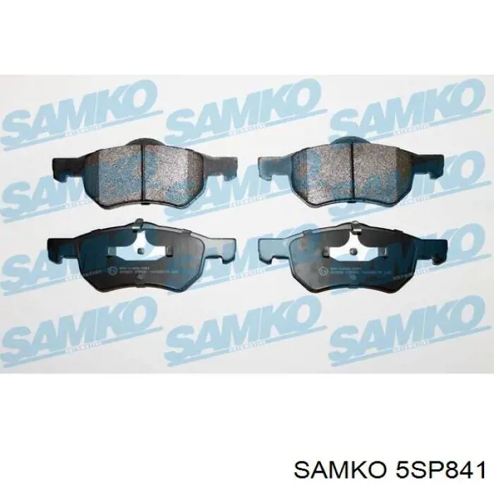 Передние тормозные колодки 5SP841 Samko