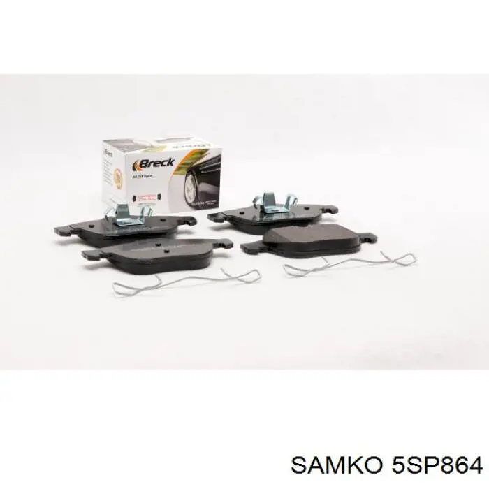 Колодки Samko 5SP864 цена, от 15.37 USD