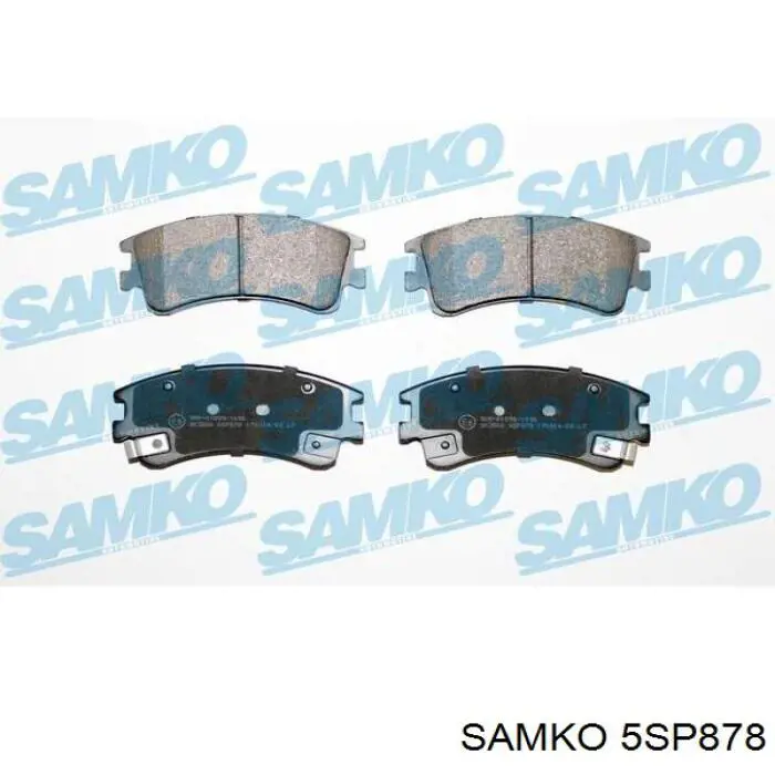 5SP878 Samko колодки тормозные передние дисковые