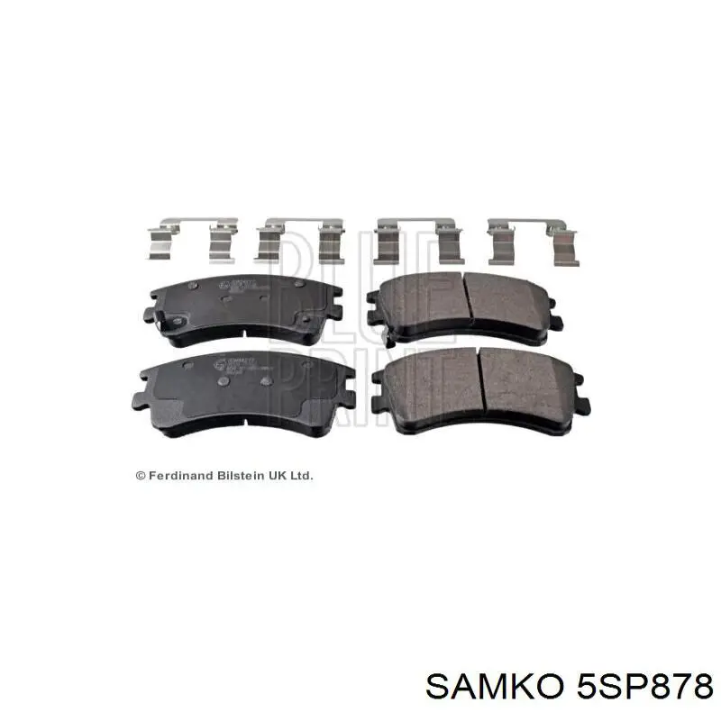 Колодки Samko 5SP878 цена, от 17.14 USD