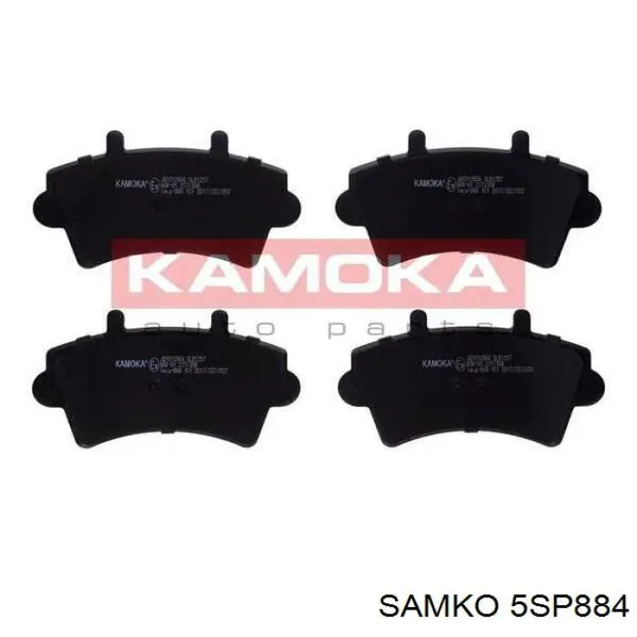 Колодки Samko 5SP884 цена, от 17.05 USD