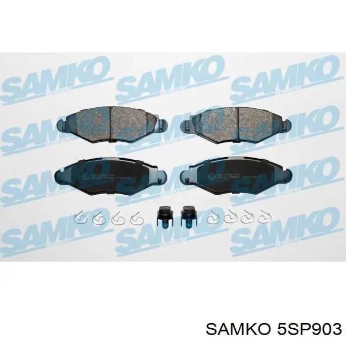 Передние тормозные колодки 5SP903 Samko