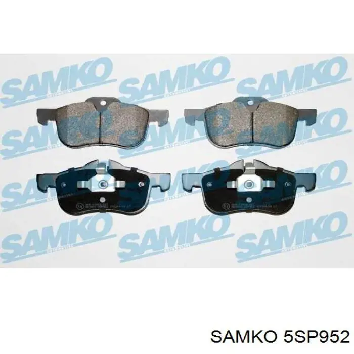 Передние тормозные колодки 5SP952 Samko