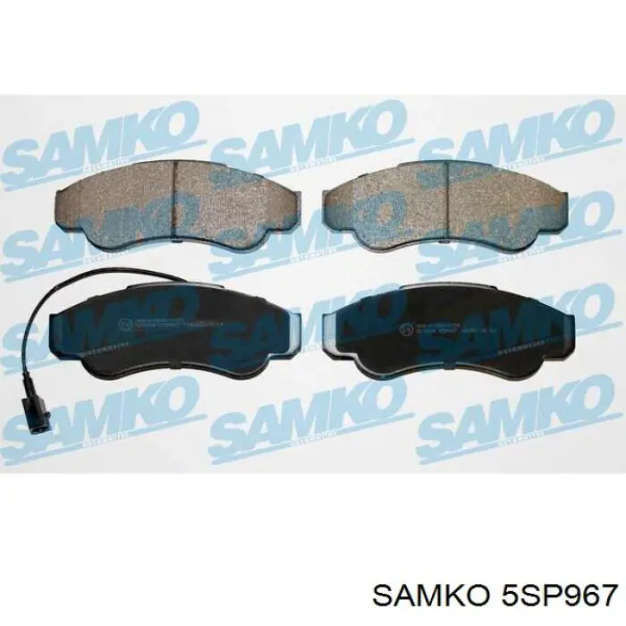 Передние тормозные колодки 5SP967 Samko