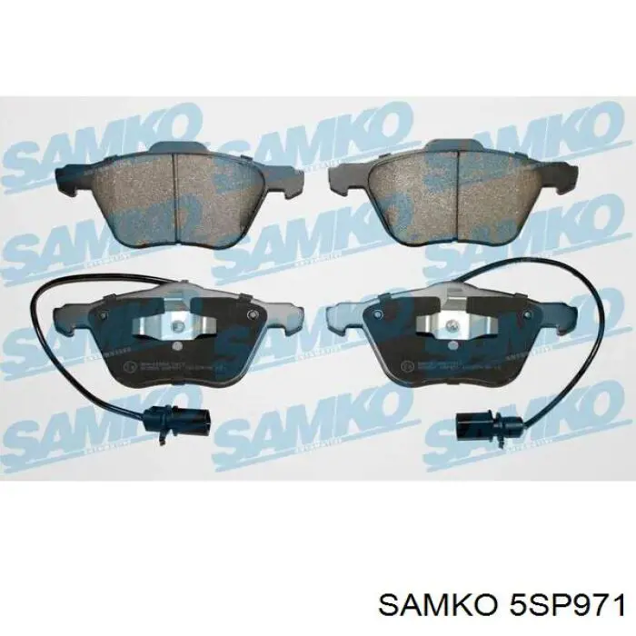 Передние тормозные колодки 5SP971 Samko