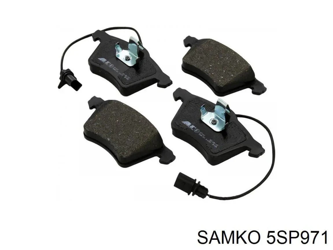Передние тормозные колодки 5SP971 Samko