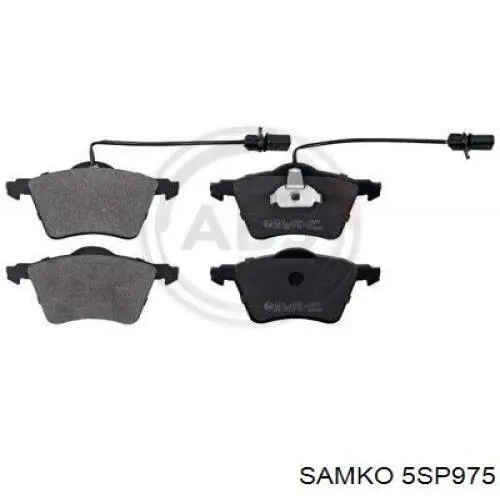 Передние тормозные колодки 5SP975 Samko