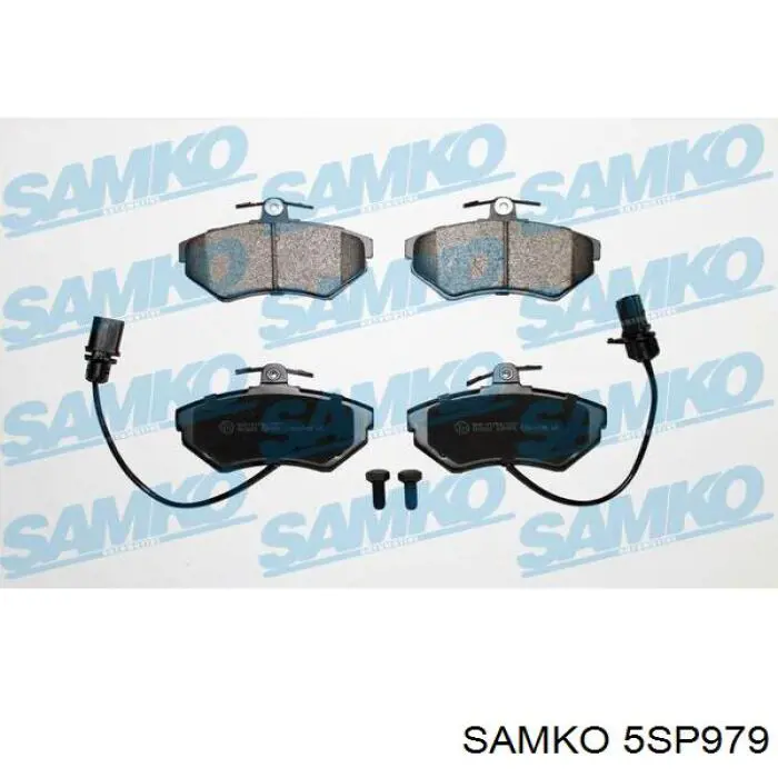 5SP979 Samko колодки тормозные передние дисковые