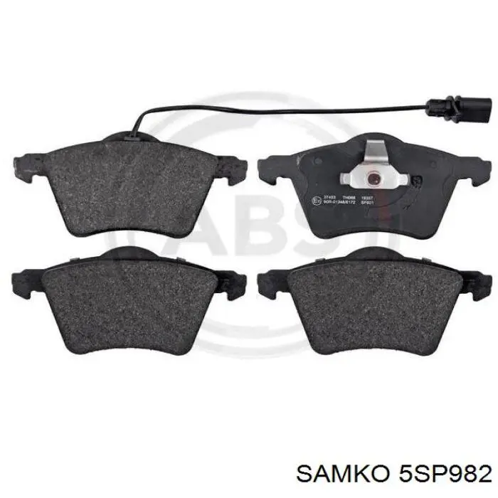 Колодки Samko 5SP982 цена, от 20.90 USD