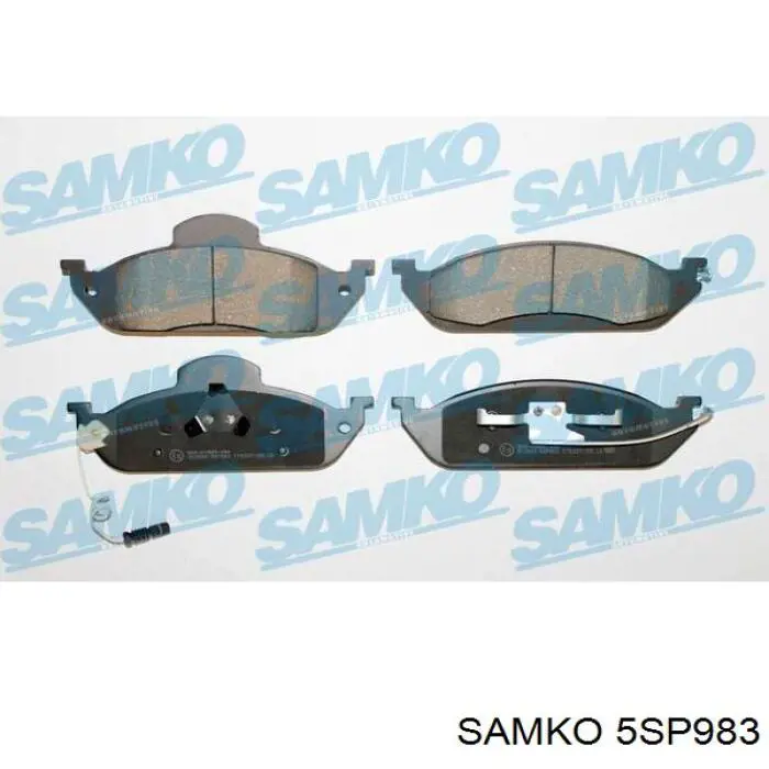Купить 5SP983 Samko Колодки тормозные