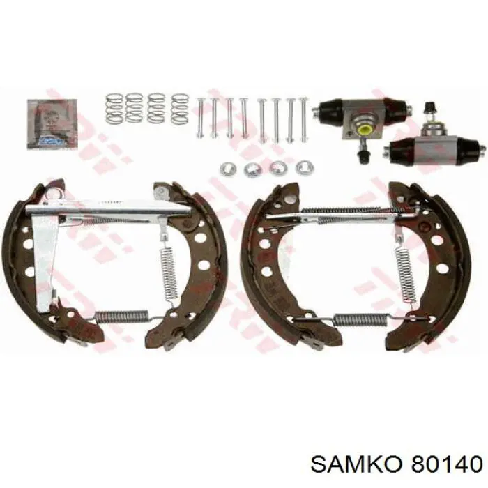 Тормоза рабочие задние ножные и тормозные барабаны Samko 80140 цена, от 11.00 USD