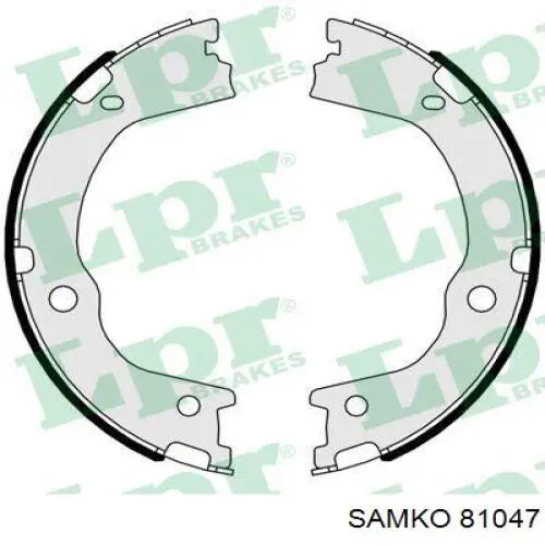 Тормозные колодки стояночного тормоза Samko 81047 цена, от 22.47 USD