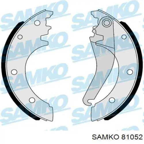 Задние барабанные колодки 81052 Samko