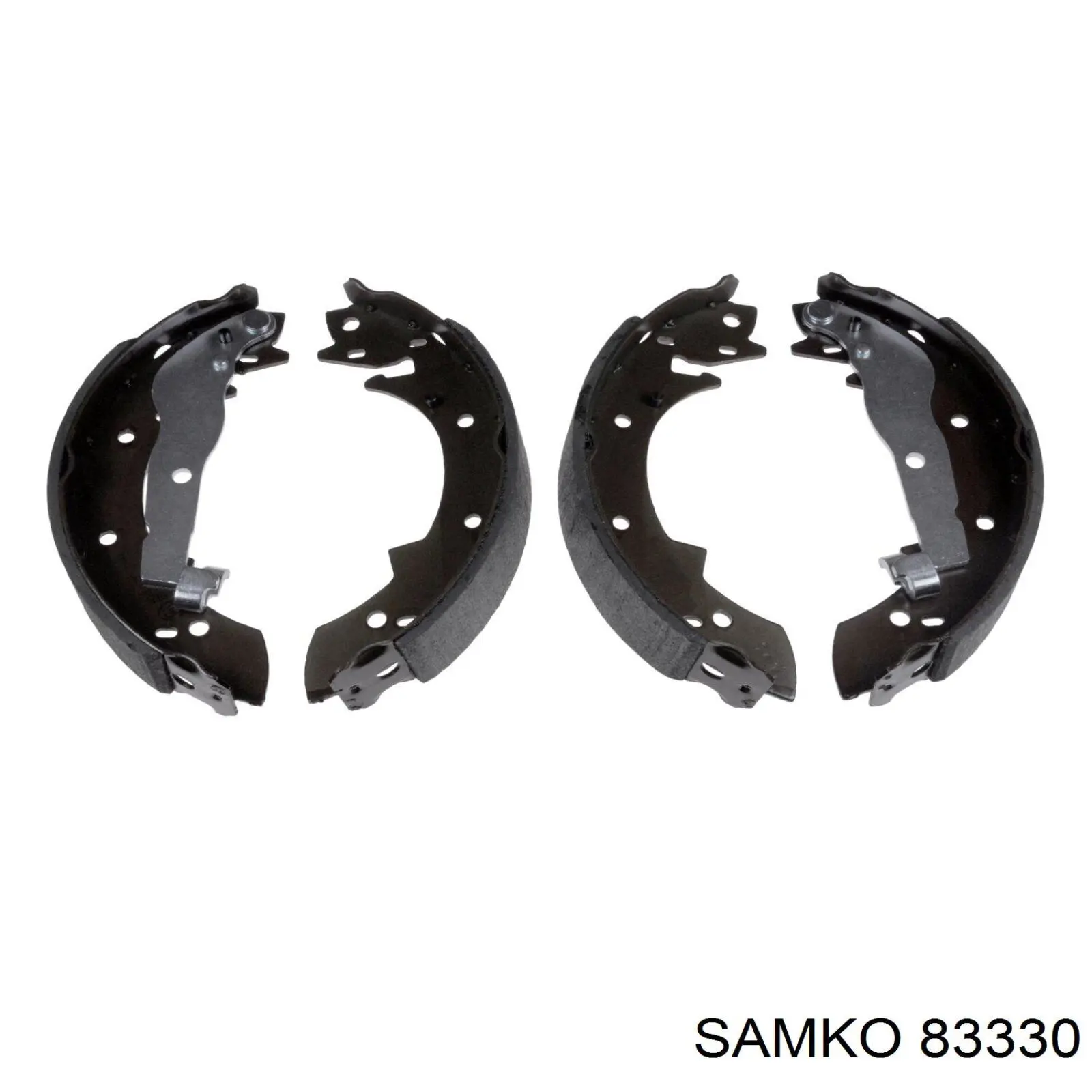 Купить 83330 Samko Задние барабанные тормозные колодки