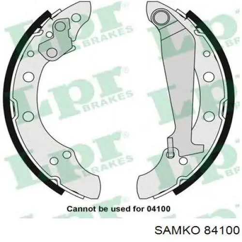 84100 Samko колодки тормозные передние дисковые