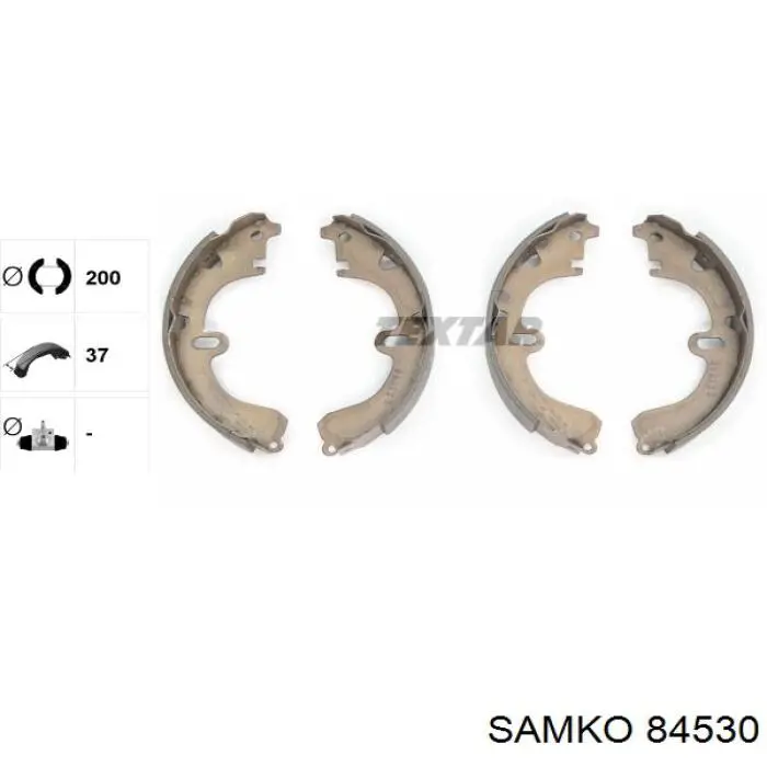 Тормоза рабочие задние ножные и тормозные барабаны Samko 84530 цена, от 21.54 USD