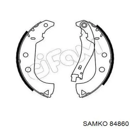 Тормоза рабочие задние ножные и тормозные барабаны Samko 84860 цена, от 18.67 USD