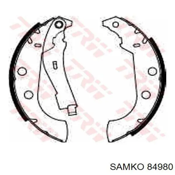 Тормоза рабочие задние ножные и тормозные барабаны Samko 84980 цена, от 21.36 USD
