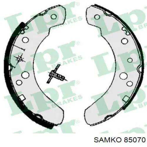 Тормоза рабочие задние ножные и тормозные барабаны Samko 85070 цена, от 15.42 USD