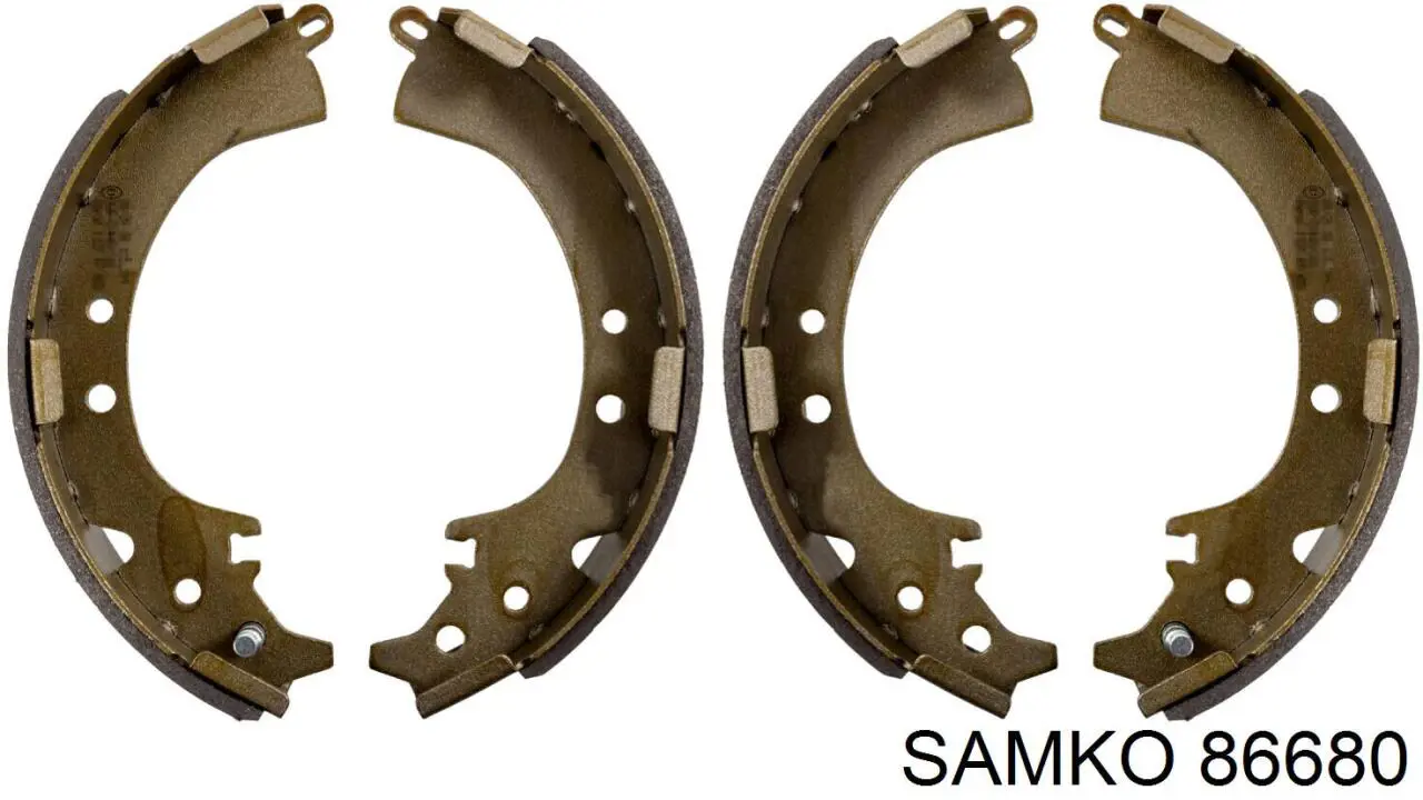 Тормоза рабочие задние ножные и тормозные барабаны Samko 86680 цена, от 19.11 USD