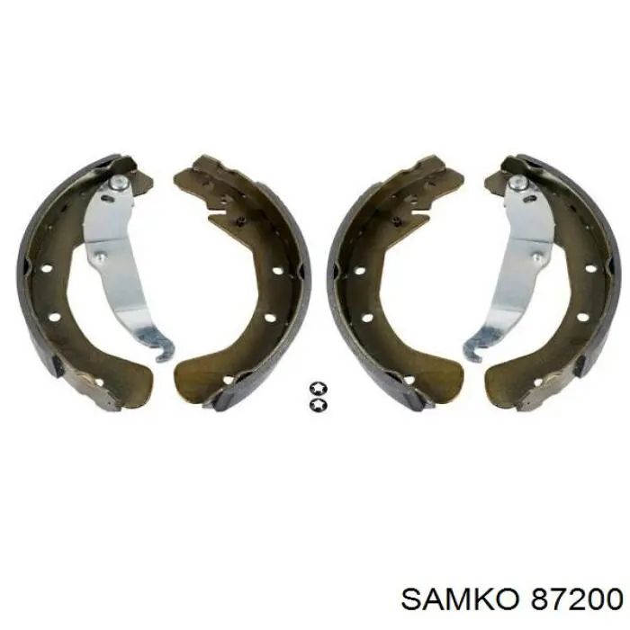 Тормоза рабочие задние ножные и тормозные барабаны Samko 87200 цена, от 18.66 USD