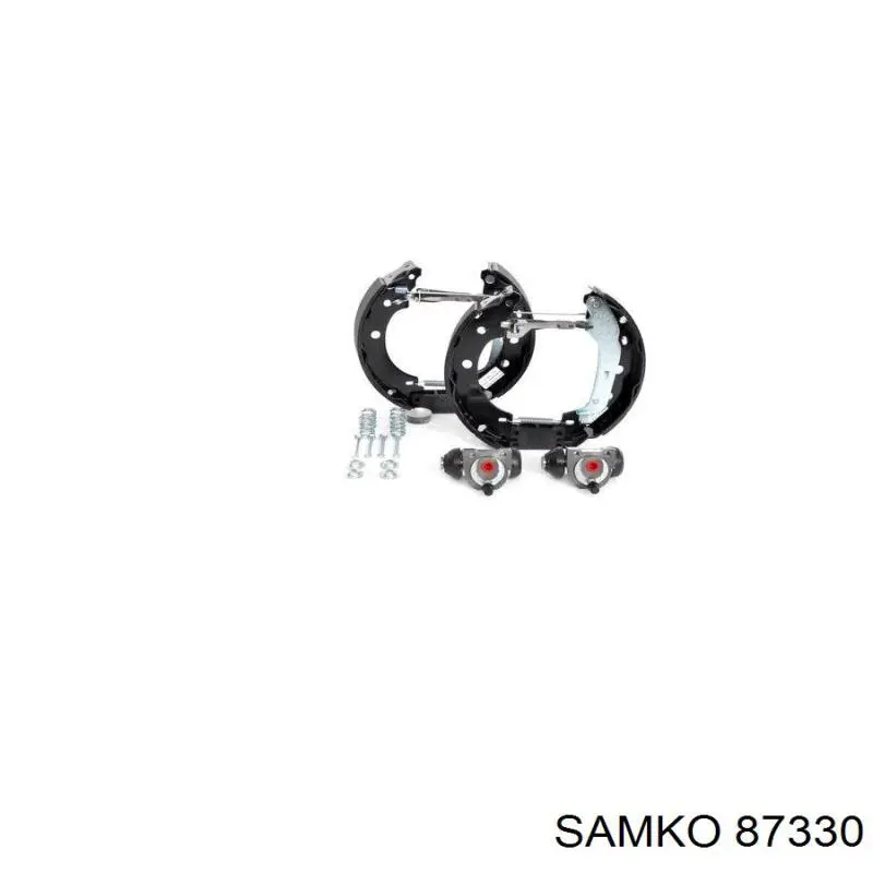 Задние барабанные колодки 87330 Samko