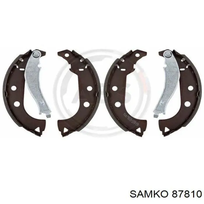Задние барабанные колодки 87810 Samko