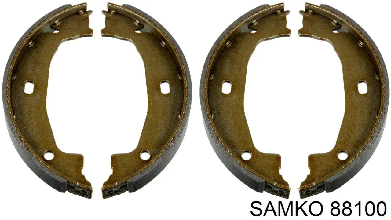 Тормозные колодки стояночного тормоза Samko 88100 цена, от 17.33 USD