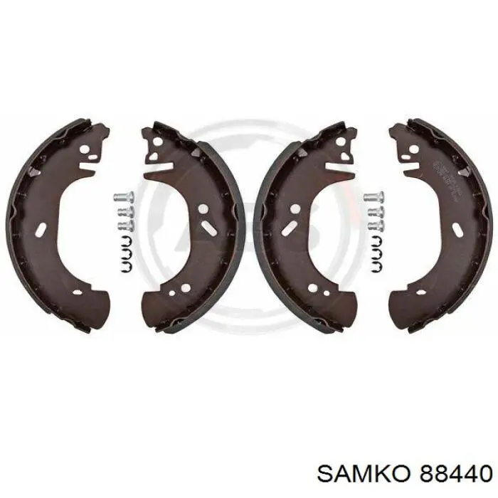 Купить 88440 Samko Задние барабанные тормозные колодки