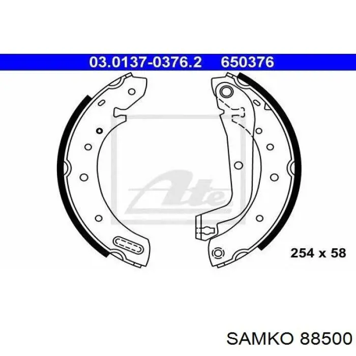 Тормоза рабочие задние ножные и тормозные барабаны Samko 88500 цена, от 31.90 USD