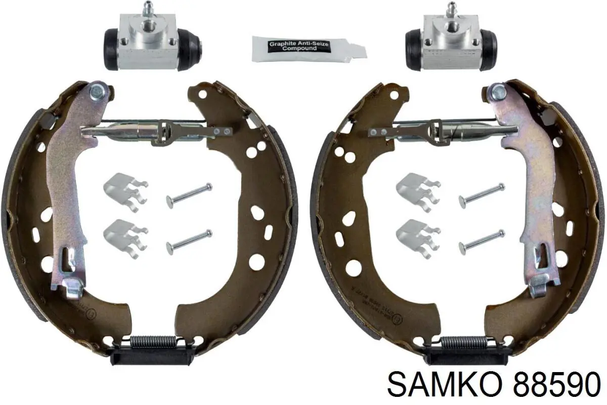 Тормоза рабочие задние ножные и тормозные барабаны Samko 88590 цена, от 32.73 USD