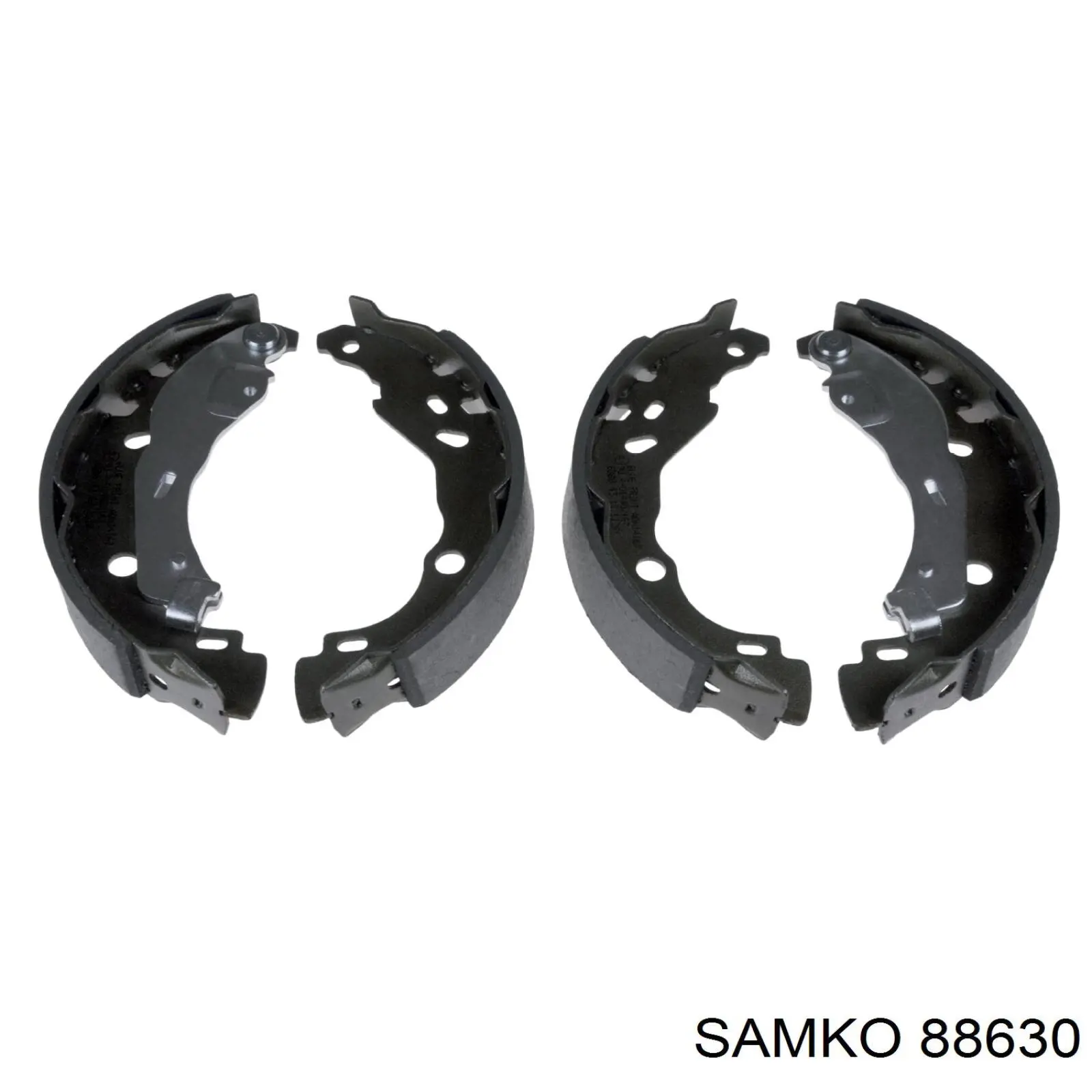 Купить 88630 Samko Задние барабанные тормозные колодки